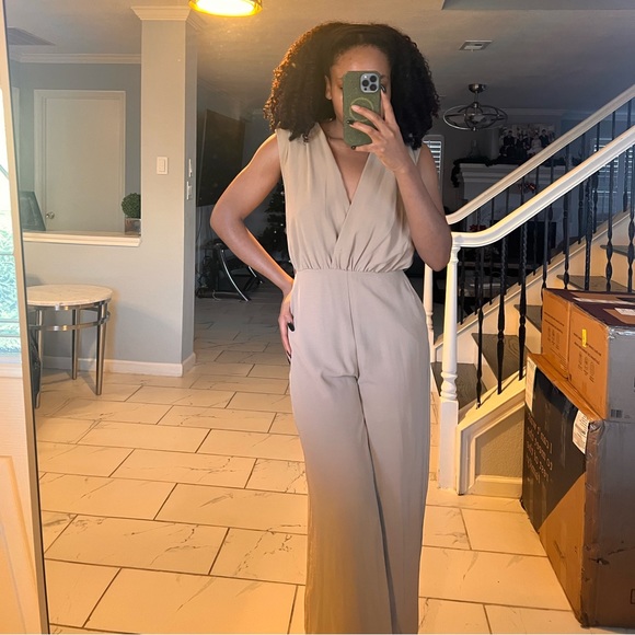 Zara Tan Jumpsuit - Picture 1 of 4